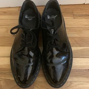 Dr. AirWair Martens patent leather oxfords